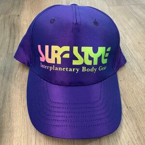 Surf Style Miami Beach Purple Adjustable Hat
